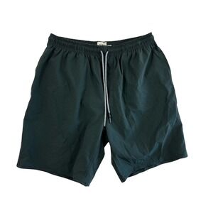 Flint And Tinder Swim Trunks Dark Blue With Pockets Made‎ In USA Mens Large